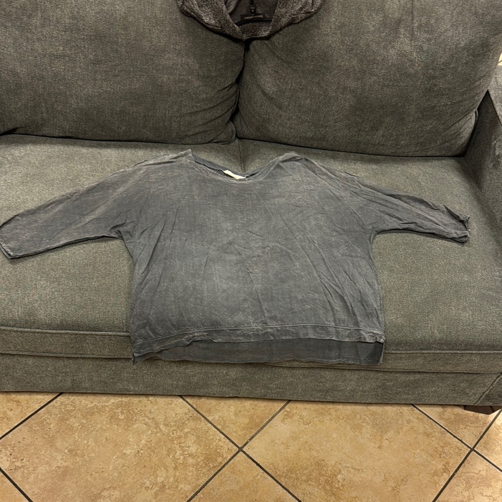 Slate Blue Relaxed Short Sleeve Tee